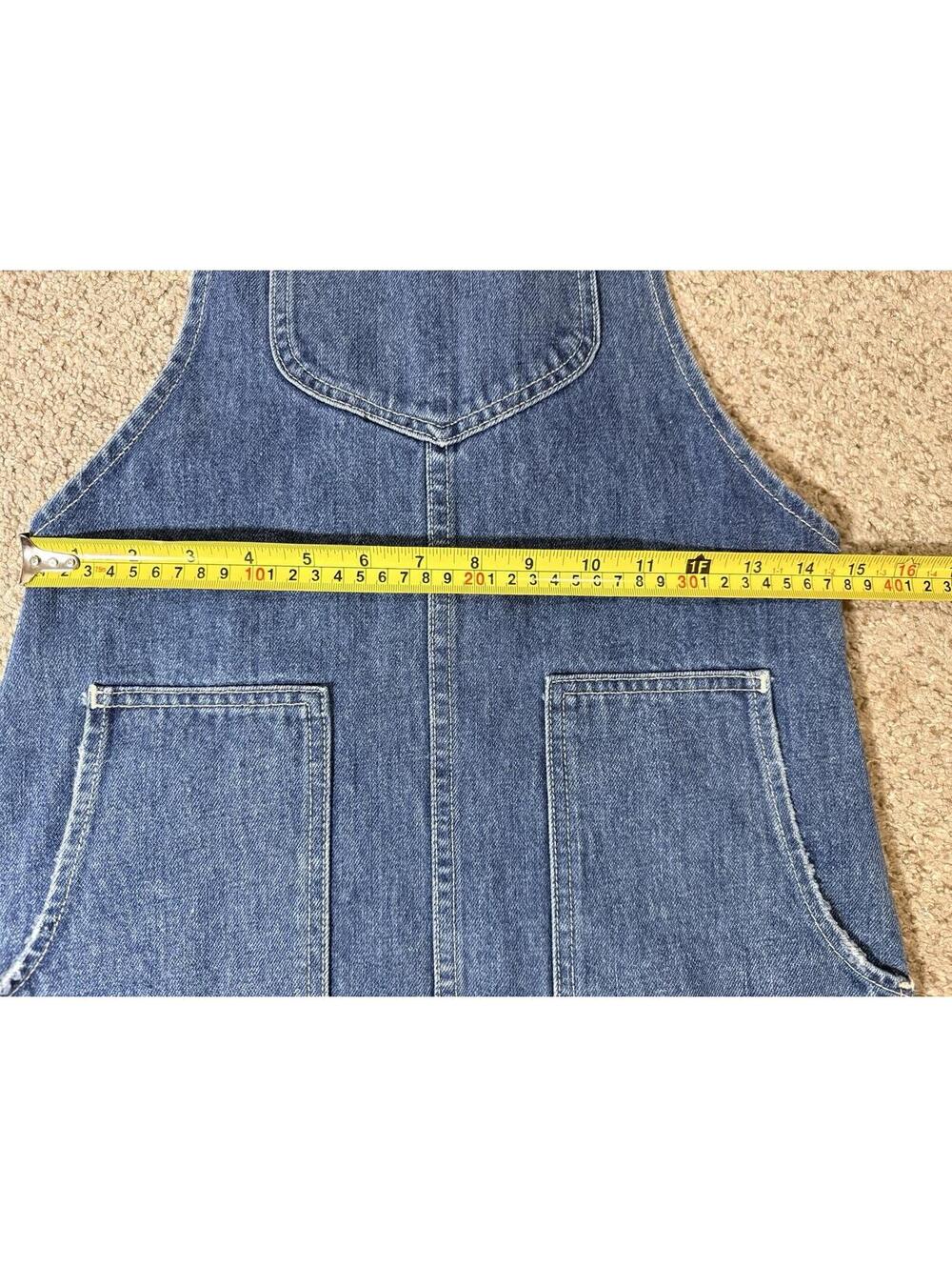 Tularosa Blue Denim Jumper "Sophia" Overall Dress Size Small - Picture 9 of 12
